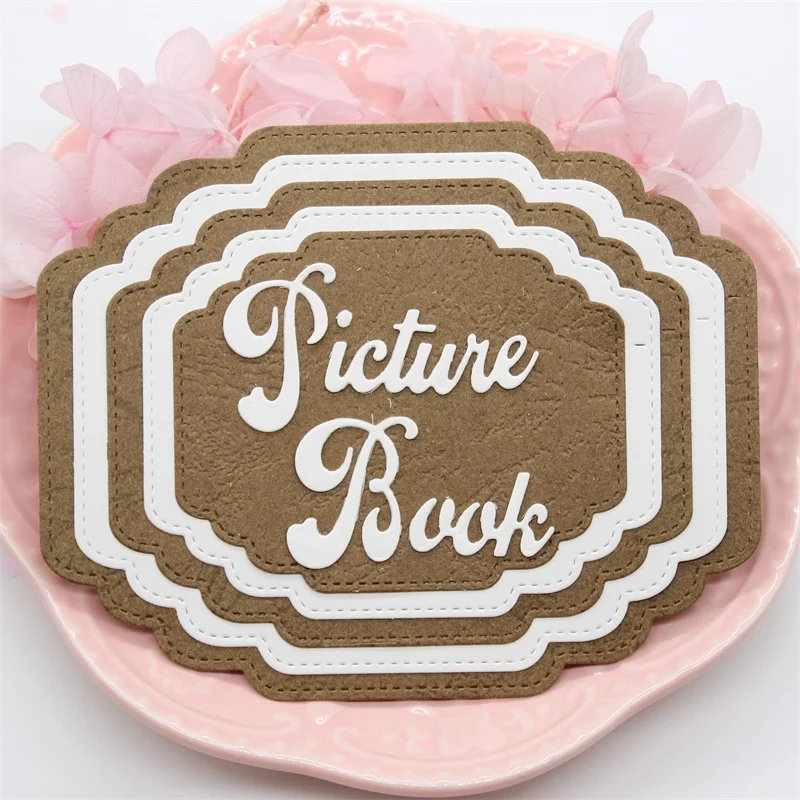 YPP CRAFT Ficture рамка для книг металлические штампы трафареты сделай сам