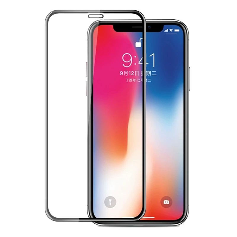 IPhone XS MAX Screen Protector IPhone XR X Glass On IPhone 7 Protective Glass On IPhone 8 6 6S Plus Tempered Glass Full Cover