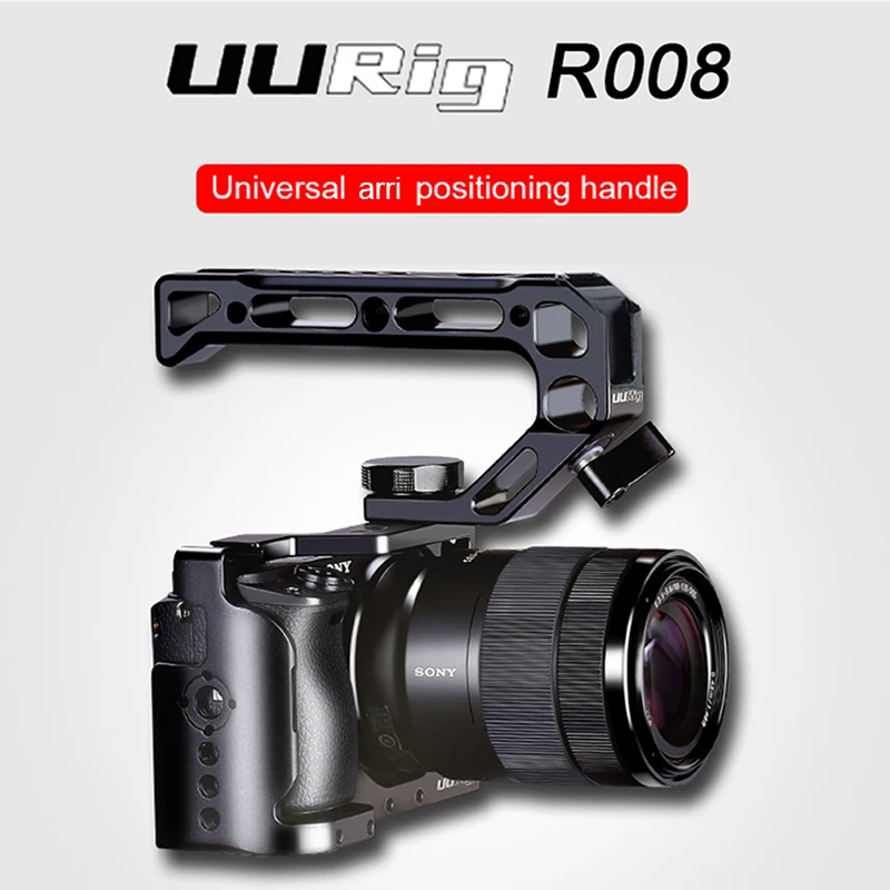 UURig клетка для камеры Sony A6400 Vlog корпус ручка видео металлическая Arri без деревянной