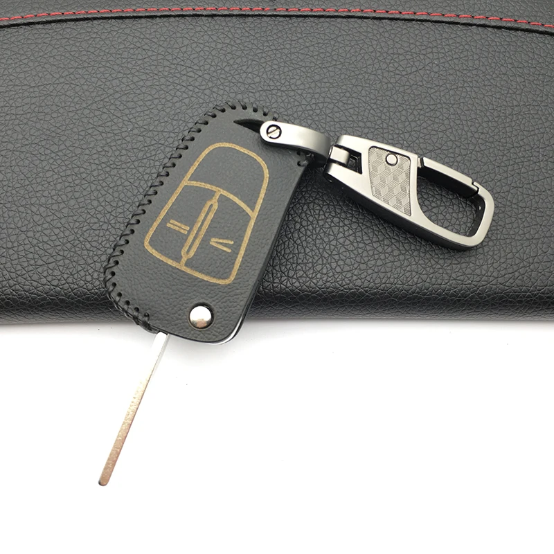 Кожаный флип складной Автомобильный ключ чехол для ключа чехол для Vauxhall Opel Corsa Astra Vectra Signum 2/3 кнопки дистанционного управления