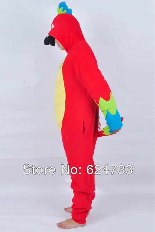 PRIMARK New Fashion Red Parrot Adult Fleece Pajamas SLEEP SUIT Footed Pyjamas Love material|pajamas outletpajama pictures - AliExpress