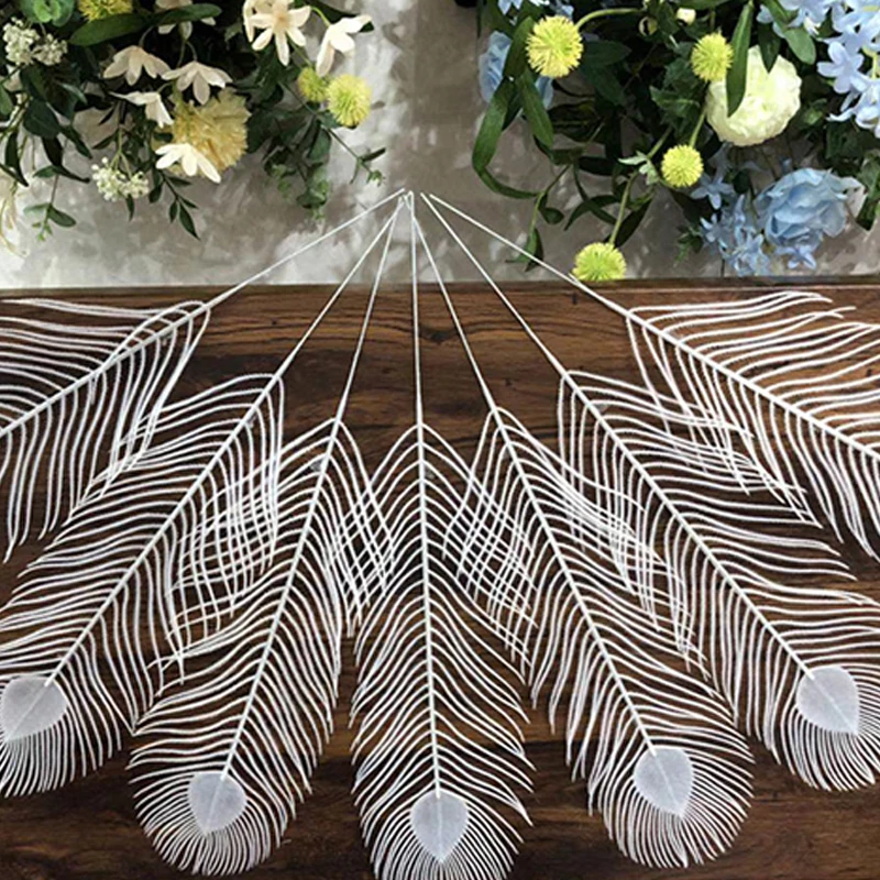 Свадебное украшение на потолок пластиковое перо павлина для отеля свадьбы сцены