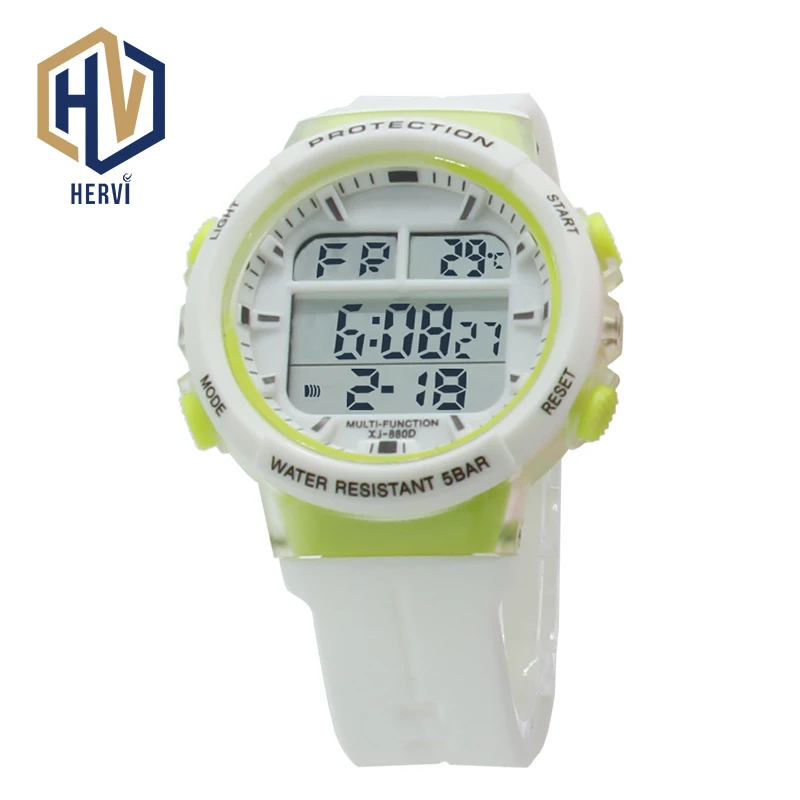 

2018 Top Sport 50M Waterproof Wrist Watch Electronic Automatic Women Watch Female Fashion Digital Watches Dropshipping H880D-A