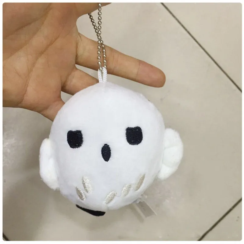 2017 New Harry Potter Plush Pendants Toys Dolls Lovely Malfoy Hermione Dobby Owl Hedwig Key Bag Pendants Dolls 6pcslot 10-12cm (6)