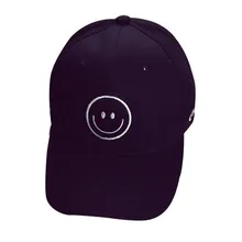 Новинка, 1 шт. смайлик вышивка гольф бейсболка для мужчин и женщин кепки Солнцезащитная шляпа HX0509