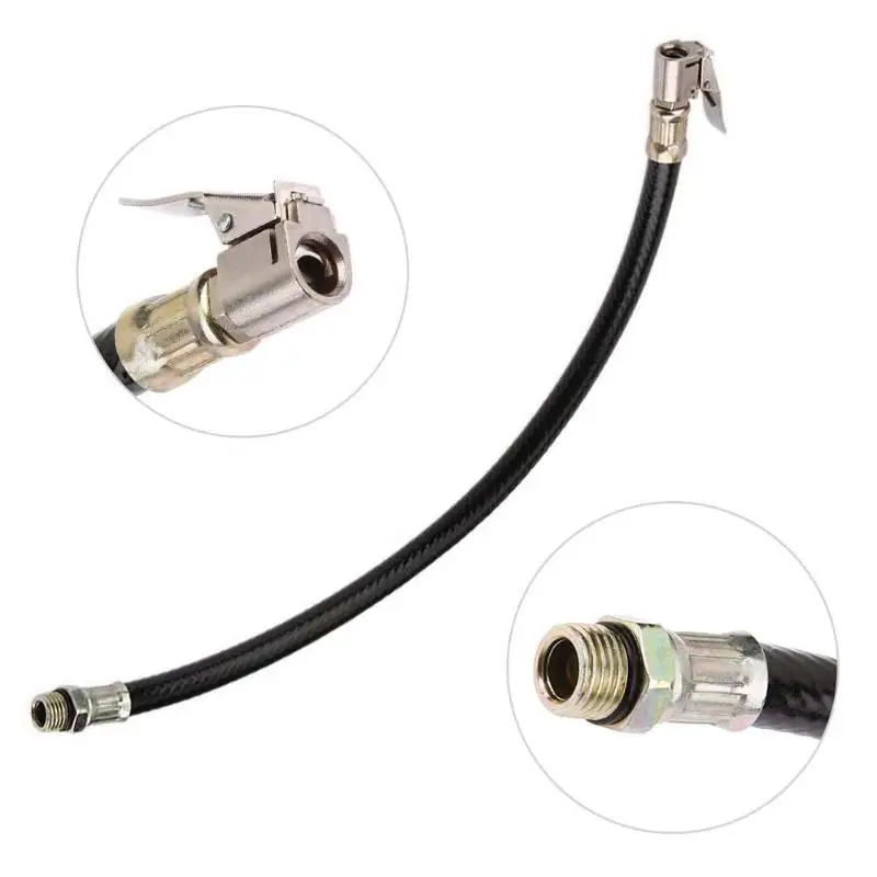 37cm Bicycle Air Pump Extension Hose 300psi Schrader Valve Inflator