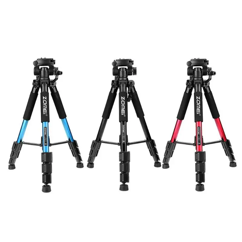 

1Pcs Q111 Travel Aluminum Pro Camera Tripod Pan Head for SLR DSLR Digital Camera Flexible Sponge Octopus Tripod High Quality