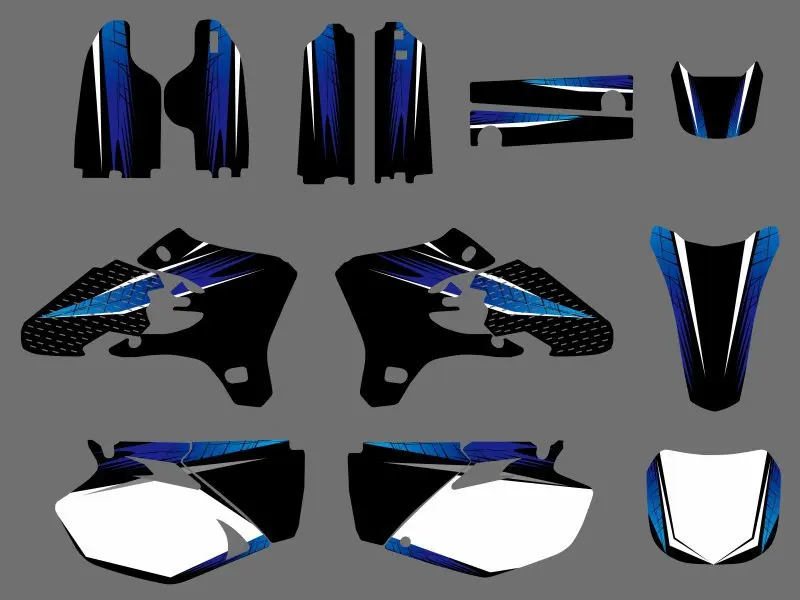 Графические и Фоновые наклейки наборы для Yamaha YZ250F YZ450F YZF250 YZF450 2003 2004 2005 YZF 250 450 YZ F |