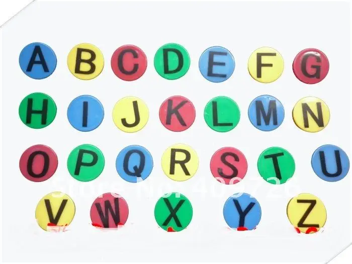 

Free shipping!Teaching letters wooden refrigerator / magnet decorative stickers 26 stickers notes install,Best-selling