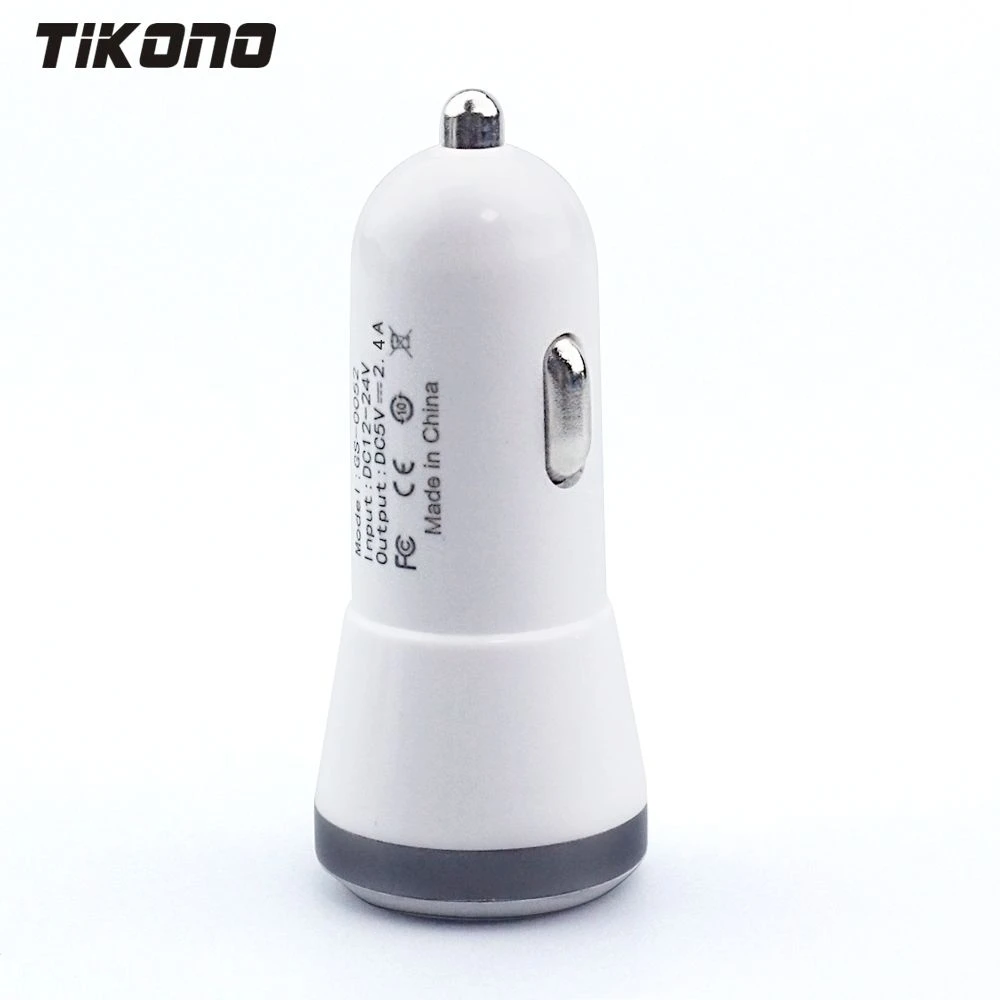 Высококачественное умное автомобильное зарядное устройство Tikono а два USB-порта