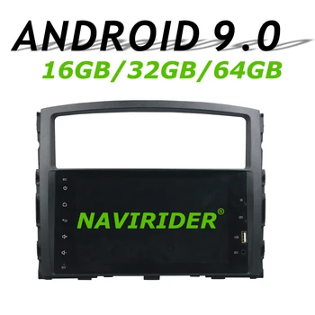 

High configuration Octa Core Android 9.0 Car GPS For MITSUBISHI PAJERO 2006-12 navigation Car Radio bluetooth 64GB large memory