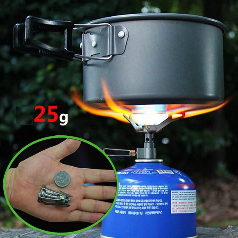 BRS Portable Mini Camping Titanium Stove Outdoor Gas Stove Survival