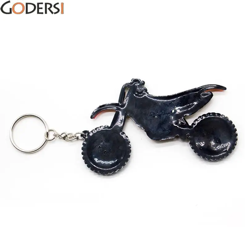 Крутой автомобильный брелок Креативный дизайн крутой Кроссовый мотоцикл ...