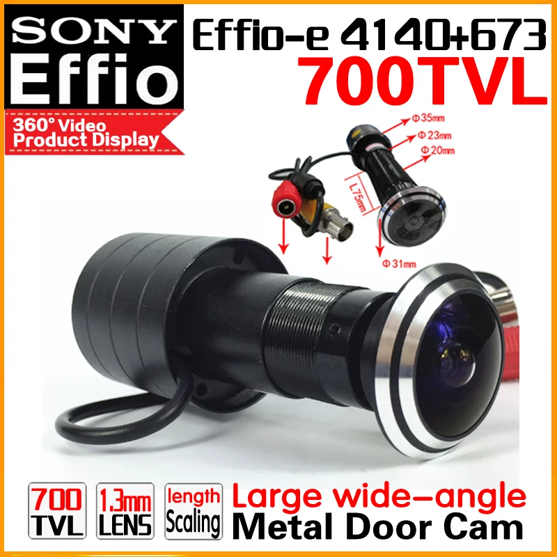 HD SONY 700TVL Cat Eye Дверь отверстия безопасности Цвет Камера 150 градусы 1 8 мм глазок cctv
