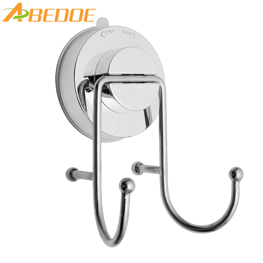 Bathroom Stainless Steel Towel Hook Suction Cup Hooks Vacuum Holder