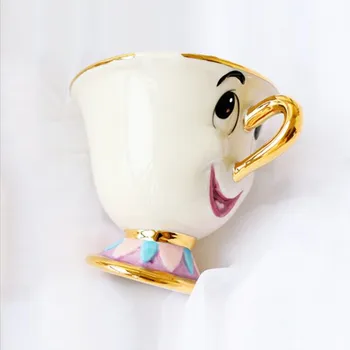 

Old style Beauty and the Beast Coffee Mug Mrs Potts' son Chip Mark Lovely Birthday Gift La Bella Y La Bestia Creative Copa