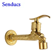 Золотой смеситель для стиральной машины с бронзовой домашней латунной стиральной машиной tapp или садовый кран