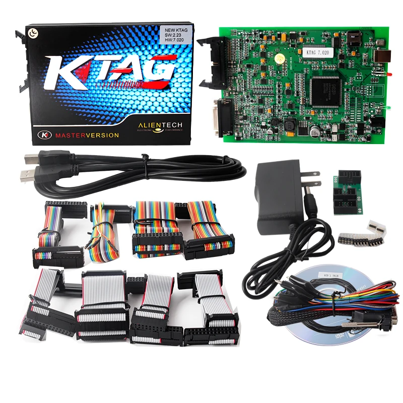 Ktag Master Green Ktag V7.020 V2.23 без знака ограничения K Tag 7,020 7020 ECU программист Чип Тюнинг инструмент