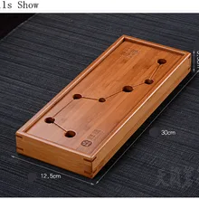 30*13*3,5 см большой ковш кунг-фу чай лоток натурального дерева Бамбука Чай Лоток Прямоугольный традиционный бамбуковый Чай пуэр лоток