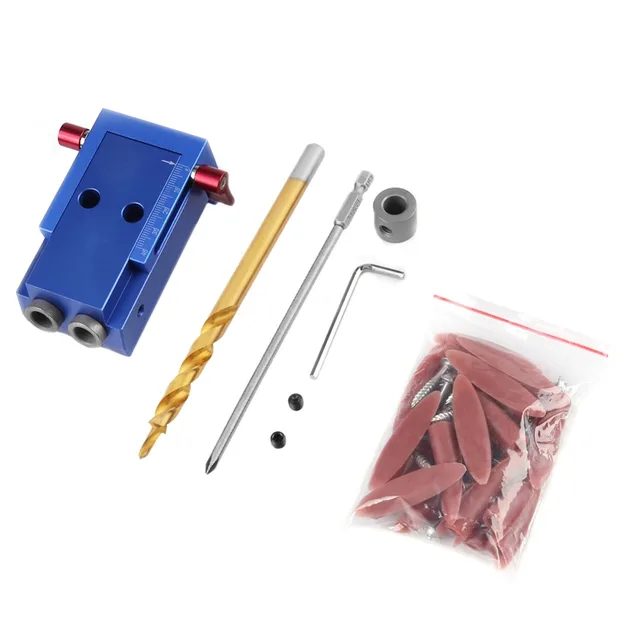 Woodworking Drill Guide Hole Drilling Jig Kit Woodworking Oblique Drill Guide Set Positioner Locator Tool