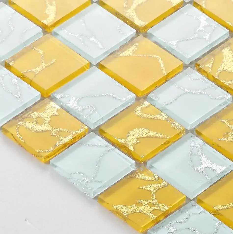 Aliexpresscom : Buy yellow white gold foil crystal mirror glass Aliexpresscom : Buy yellow white gold foil crystal mirror glass