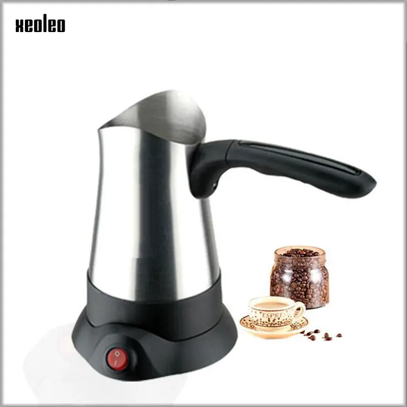 

XEOLEO Electric Coffee pot 300ml Pod Coffee maker 800W Stainless steel Turkey Coffee machine Cafeteira Expresso Coffee Kettle