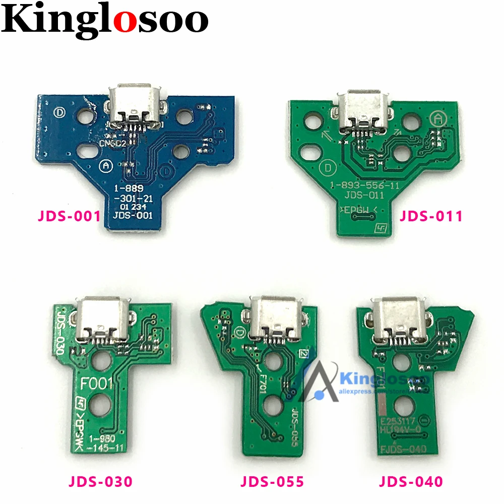 Usb Charging Port Socket Board For Playstation 4 Ps4 Controller Jds 001 011 040 055 030 Charger Board Replacement Parts Accessories Aliexpress