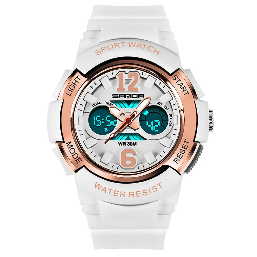 

Fashion Kids Unisex Luminous Alarm Waterproof Digital Display Sports casual Electronics Wrist Watch Relojes