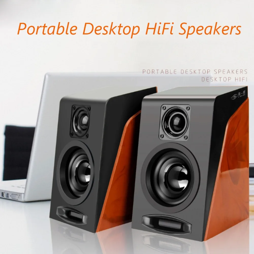 Портативная колонка HiFi Настольный динамик Компьютер ПК s ноутбук мини