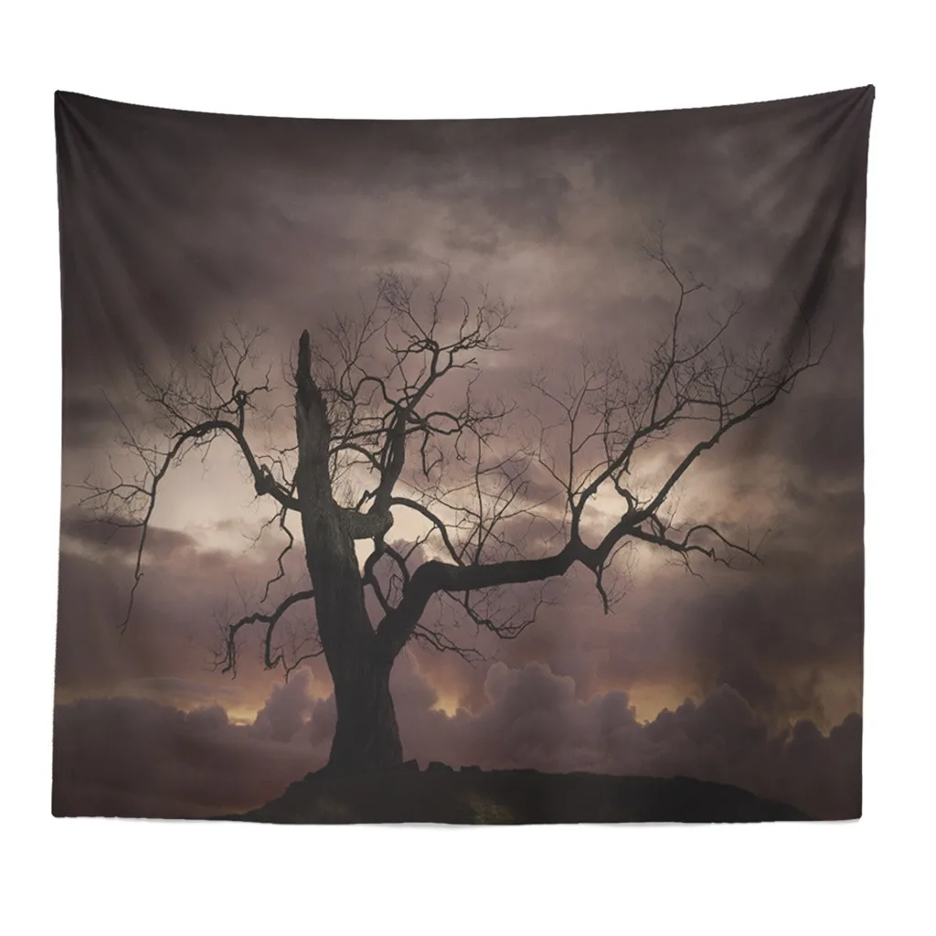 150x200CM wall hanging tapestry decor Nature Landscape Tree Tapestries For Bedroom Living Room Home Decor Textile F300503 | Дом и сад