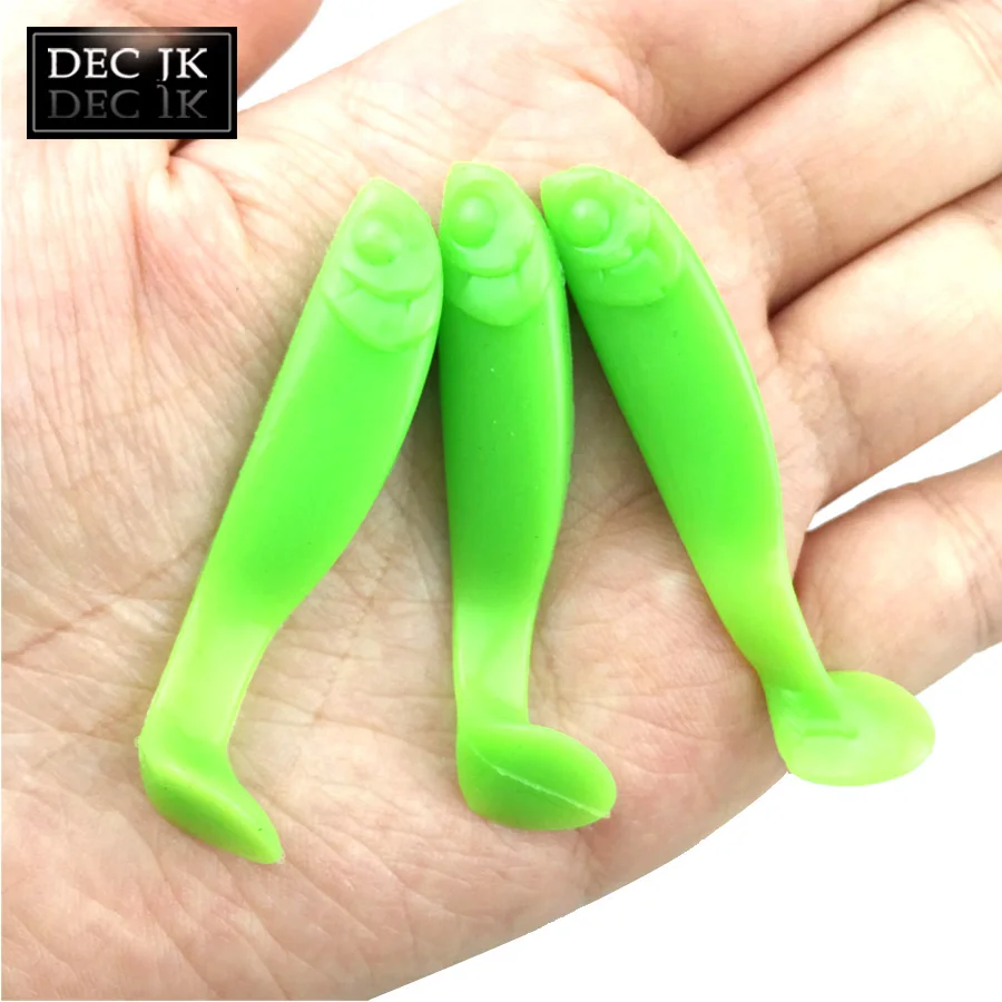 12PCS Fly Fishing Lur Accessory Carp Fake Bait Silicone Mold Wobblers Soft Jig Artificial Baits Trolling Shad Swimbait Lures Set (12)