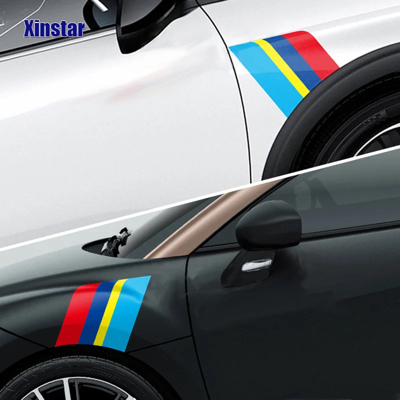 Стикер Fender для автомобиля Peugeot 2008 3008 208 308 206 307 508 408|Наклейки на автомобиль| |