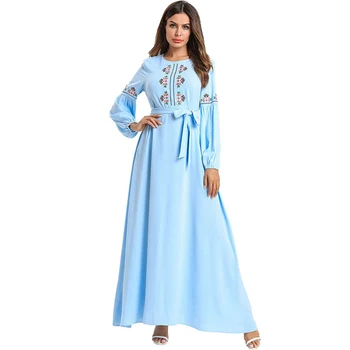 

Robe Musulmane Longue Vestidos 2019 Long Abaya Dubai Kaftan Islam Women Muslim Hijab Dress Ramadan Caftan Arabic Elbise Clothing