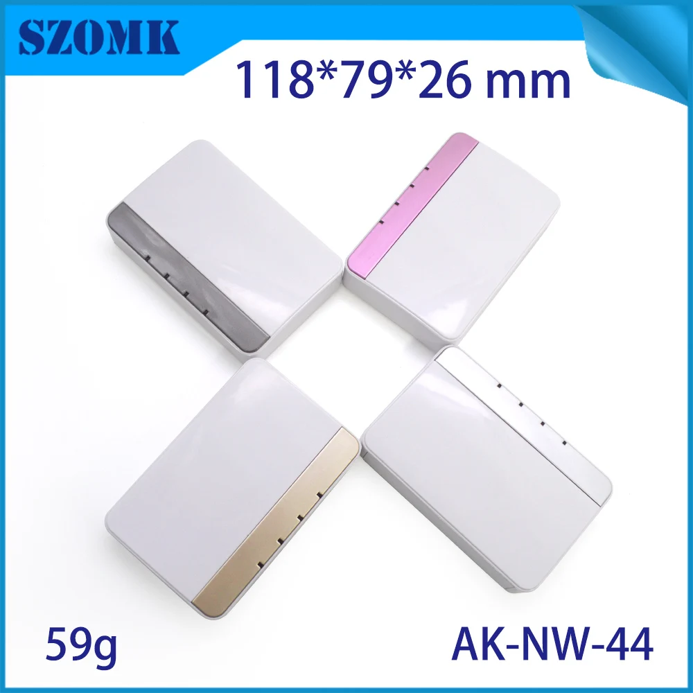 

abs plastic wifi net working enclosures wall mouting diy housing plastic electrical case 110*36 mm router abs case design