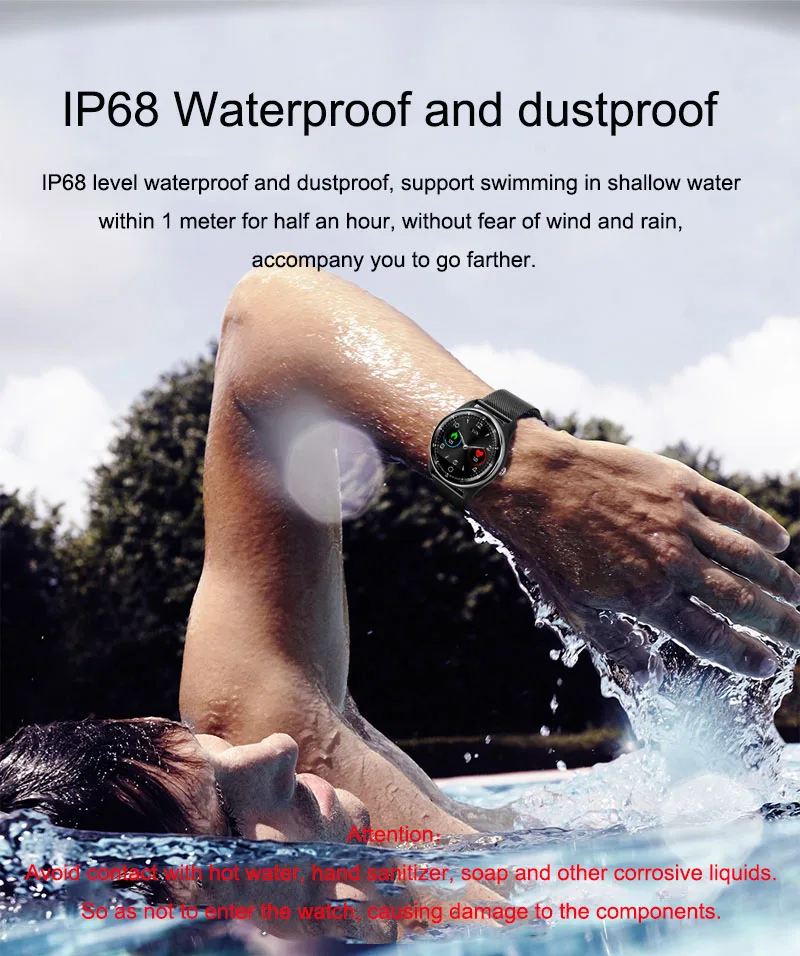 Высокое качество ECG PPG Смарт-часы электрокардиограф часы ЭКГ кровяное давление монитор сердечного ритма спортивные Смарт-часы для IOS Android