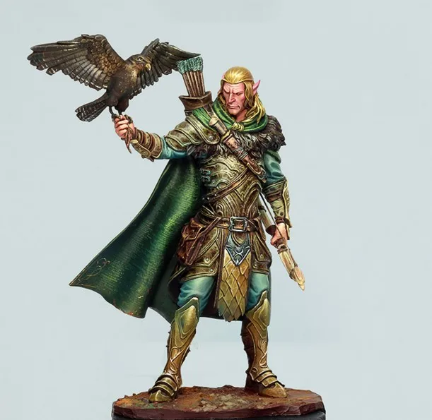 

75mm scale elves eternal wings Resin Model Kit Model figure Free Shipping