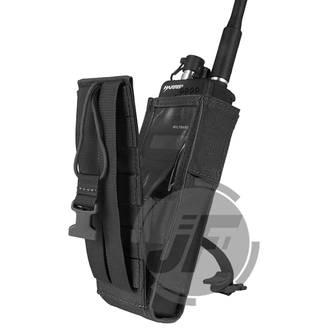 Emerson Tactical MOLLE Универсальный MBITR PRC 148 PRC 152 чехол для радио EmersonGear Walkie Talkie Карманный с быстроразъемной пряжкой - Цвет: BK