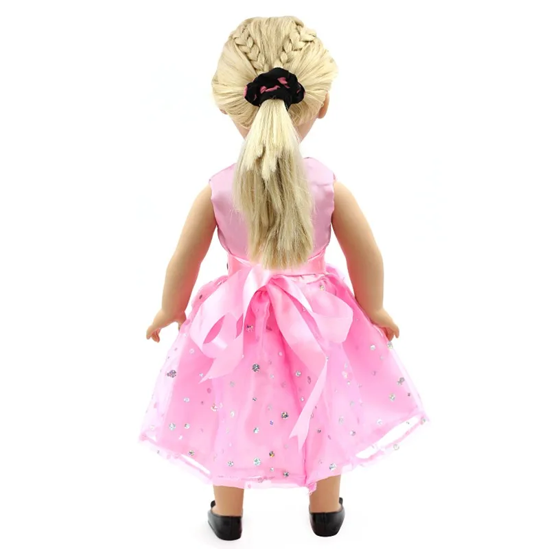 Pink-Dress-American-Girl-Doll-Clothes-Fits-American-Girl-18-Dolls-Girl-Dolls-Accessories-MG-014 (1)