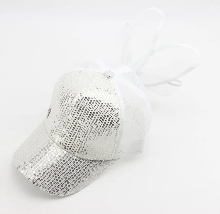 2019 SummerSequins Бейсбол шляпа уши кролика для детей Кепки Casquette Ny бейсболка мальчиков и