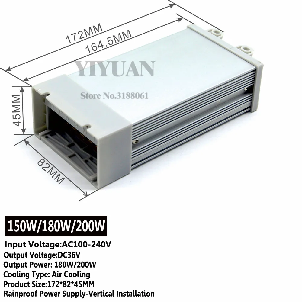 36V 180W-200W