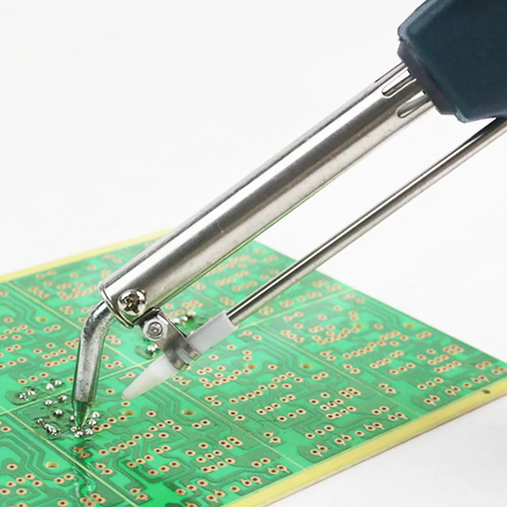 60W Auto Welding Tool Electric Soldering Iron Solder Wire Desoldering Pump US  EU Conversion Head Handheld Solder Gun