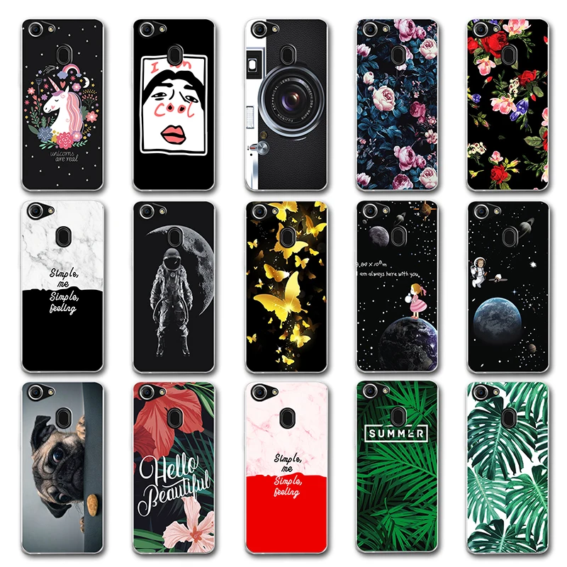 

Newest Fashion Lovers Phone Case For OPPOF7 6.23 inch Chic Planet Capa Back Cover For OPPO F7 A 7 Fundas Shell Coque OPPO F7