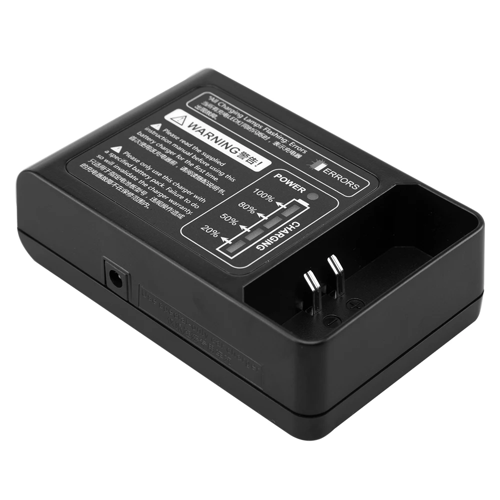 Cargador Dual USB Para Baterías De Flash Godox VB18 Y VB19 - Con Indicador LED