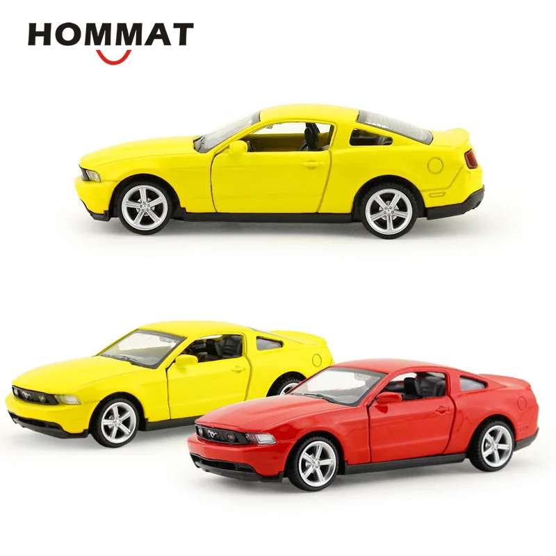Модель автомобиля HOMMAT в масштабе 1:43 Ford Mustang GT Спортивная модель из сплава литой