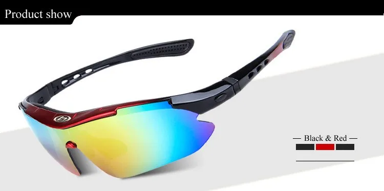 Профессиональный поляризованный Велоспорт солнцезащитные очки 5 Объектив Спорт на открытом воздухе велосипедов Велоспорт очки велосипед очки UV400 солнцезащитные очки f