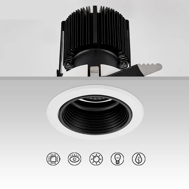 SCON AC110 240V restaurant hotel engineering7W/12W Led Spotlight COB