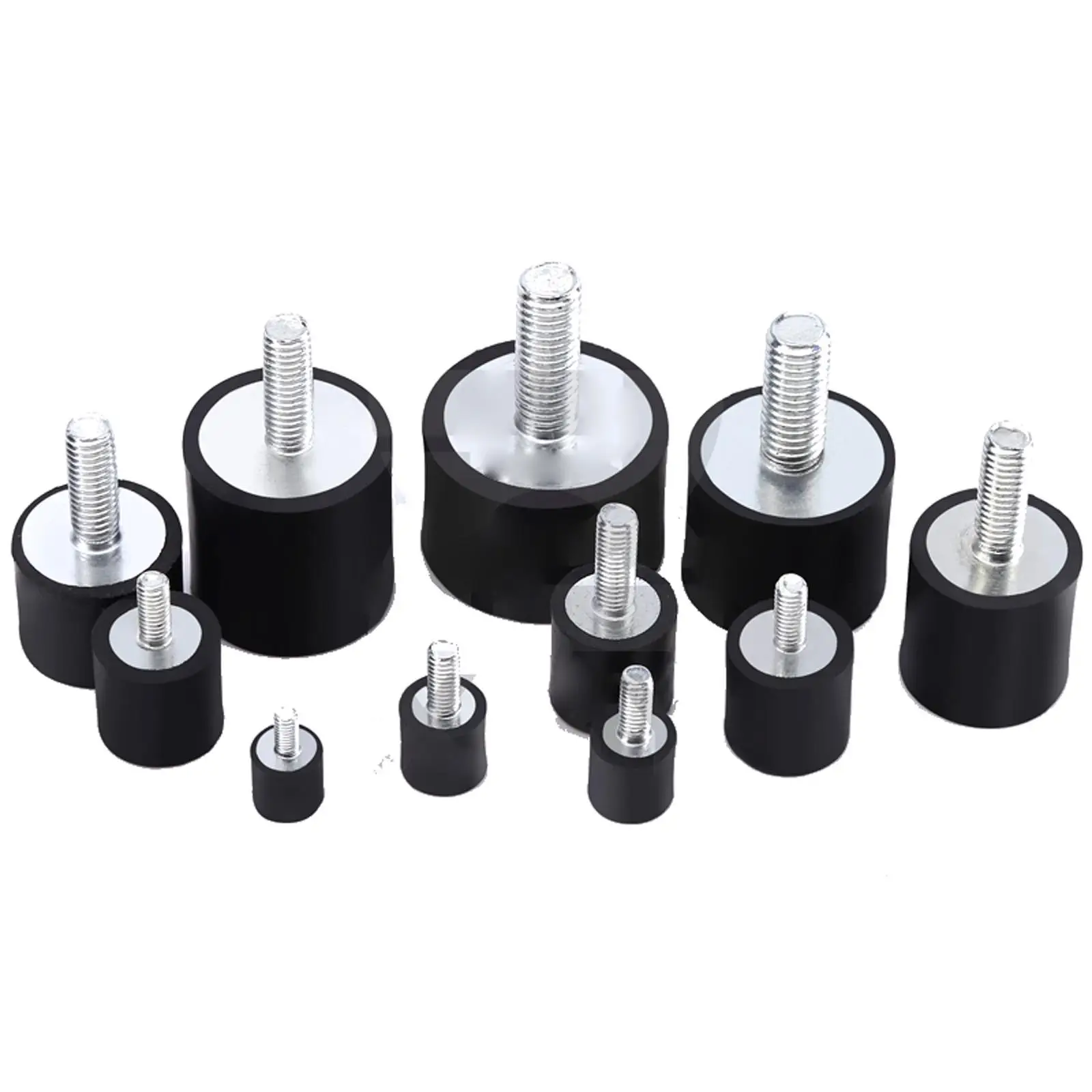 

Outer Diameter 10/15/20/25/30 mm M4 M5 M6 M8 Rubber Shock Absorber Single Male Thread Crash Pad Damper Sports Equipment