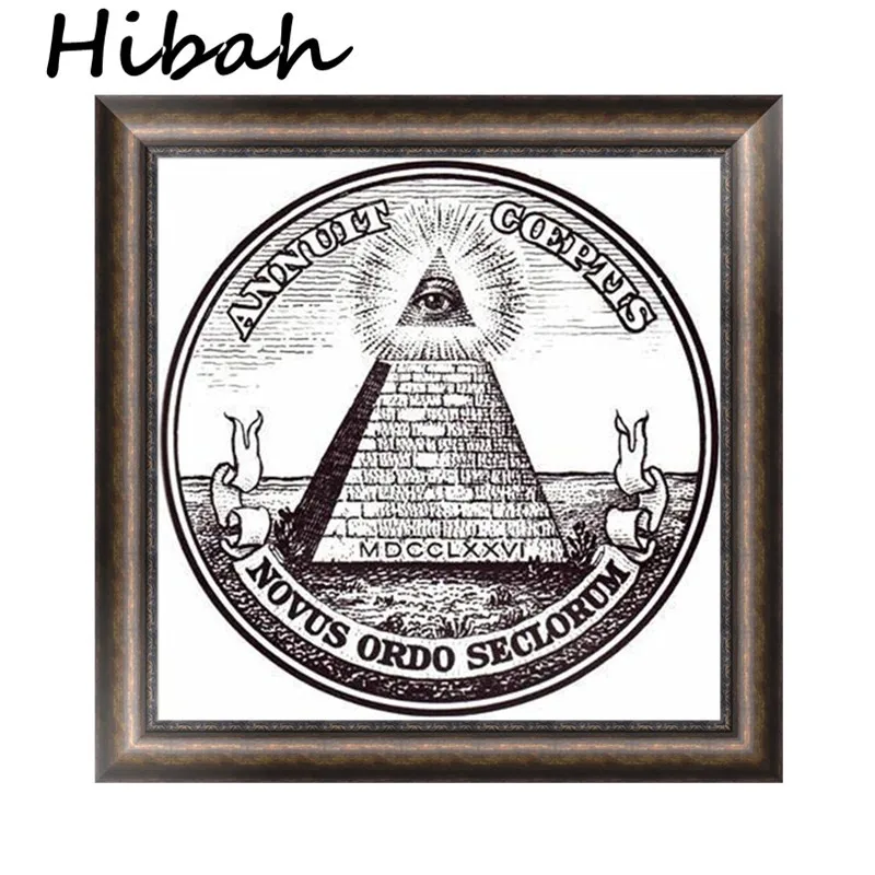 

Complete 5D DIY Diamond Painting Vintage Pyramid Cross Stitch Round Diamond Embroidered Mosaic Pattern Home Decor