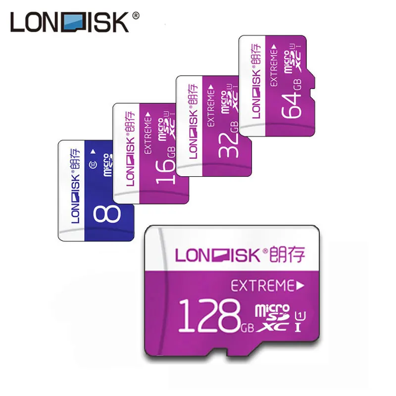 Londisk Карта Micro Sd 32 ГБ Class10 8 ГБ/16 ГБ/64 ГБ/128 UHS-1 200 UHS-3 флэш-карта памяти Карты Памяти