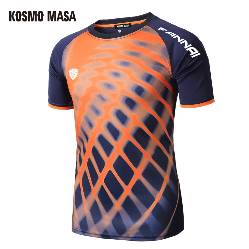 

KOSMO MASA 2017 Spring Summer Men's Short Sleeve T-shirt Quick Dry Breathable Fitness Hip Hop T-shirts Men Jersey T Shirt MC0280